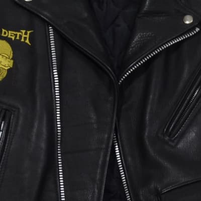 Megadeth - Rust in Peace Leather Jacket - RARE 1990 / Dave Mustaine / Jackson image 8