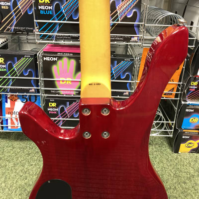 Samick bass in red gloss finish 1990s image 21