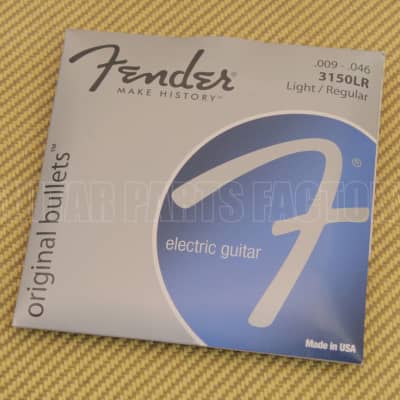 073-3150-404 Fender Electric Guitar Super Bullets Strings .009-.046 3150LR for sale