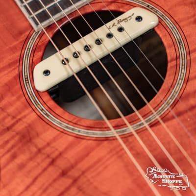 Breedlove Tom Bedell's Blues Orange Vintage Edition All Myrtlewood Concertina Cutaway Acoustic Guitar w/ LR Baggs M1 Pickup #9079 image 3