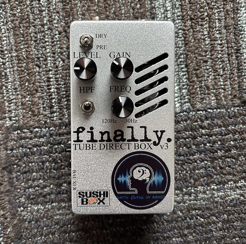 Sushi Box FX Finally Tube DI V3 2025 - Silver | Reverb