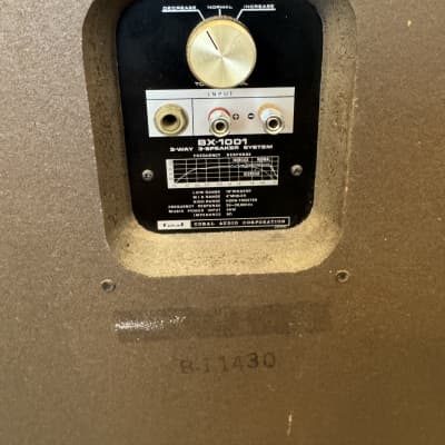 【激レア】CORAL BX-1000 3-WAY 3-SPEAKER ペア 激レア】CORAL BX-1000 3-WAY 3-SPEAKER ペアの通販 by ぽぬ's