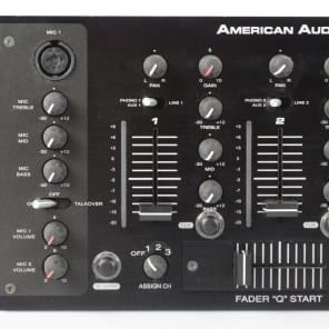 DJ機材 American Audio Q-2422 PRO AMERICAN AUDIO Q-2422 MKII DJ MIXER PREAMP | eBay