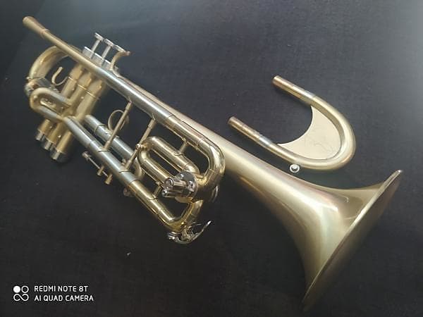 トランペット　berkeley Berkeley 5'3/8 Big Bell Silver Trumpet w/Flip-Key Leadpipes