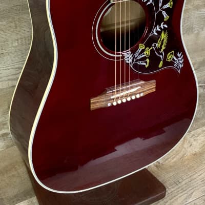 Gibson Custom Shop Hummingbird M2M Wine Red w/case image 3