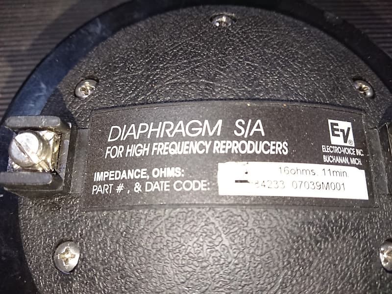 electro voice DH7 high frequency driver | Reverb