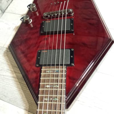 Schecter Hellraiser Casket Electric Guitar EMG Pickups Locking Tuners image 8