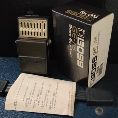 Boss GE-7B Bass Graphic Equalizer Dec 1993 w/ Original Box MIT Made in Taiwan Vintage Effects Pedal image 1