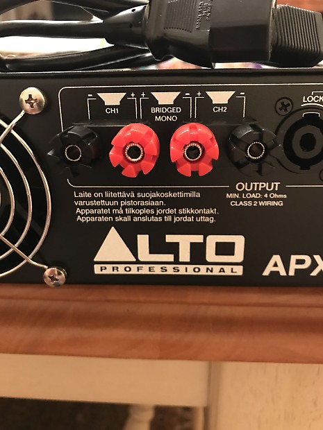 Alto APX 1000 power amplifier w original box! | Reverb
