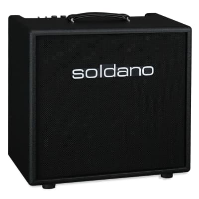 Soldano SLO-30 112 30 Watt 1 x 12" 2-Channel Tube Guitar Combo Amplifier – Black image 4