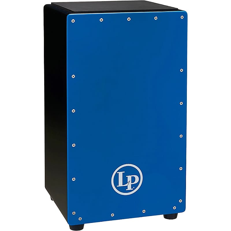 LP Prism Snare Cajon With Pad Blue Reverb