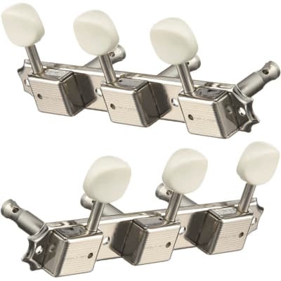 NEW Gotoh 3x3 "On a Plate" Vintage Deluxe Style Tuning Keys for Gibson - NICKEL image 1