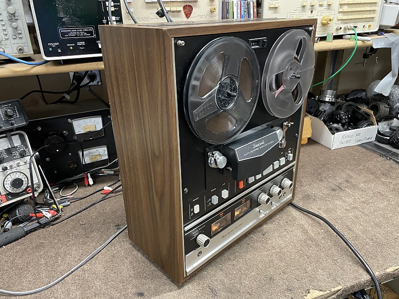 Sansui SD-5000 auto reverse 7 reel to reel tape deck- SERVICED 1972