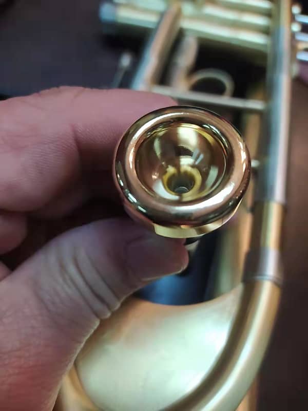 Gold Plated Trumpet Mouthpiece 1.5C Trumpet Accessories Heavier Type