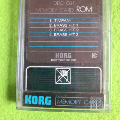 Korg DDC ROM Cards (8 x) for DDD-1 and DDD-5 - PRICE IS PER CARD ! image 21