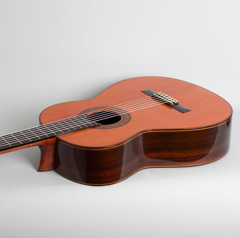 Seji Shinano No. 40 Classical Guitar, c. 1968, original black hard