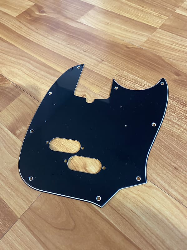 Fender JMJ Mustang Bass Pickguard Black Reverb
