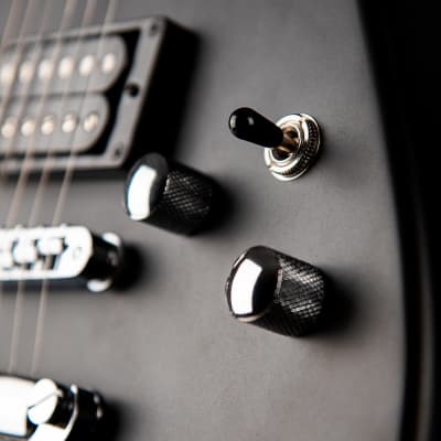 Cort MBM1SBLK Manson Series META Matthew Bellamy Signature Basswood Body 6-String Electric Guitar image 4