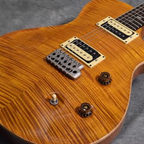 PRS 20th Anniversary Singlecut Trem Amber (Natural Back) | Reverb