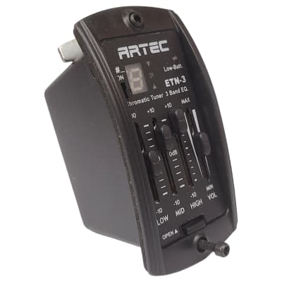 Artec Acoustic Guitar Pre Amp EQ System With Tuner And Piezo Pickup ETN-3 image 1