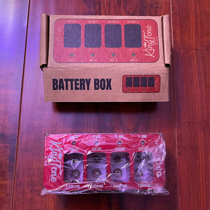 King Tone Guitar Battery Box 2021 Red Reverb
