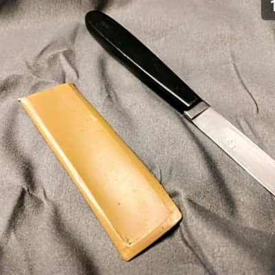 Oboe Reed Knife, Full Flat Grind, w/Sheath, Made in France image 1