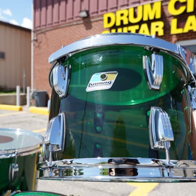 Ludwig USA Green Vistalite 50th Anniversary Pro Beat Outfit 3pc Shell Pack (Limited Edition - 2022) 13''/16''/24'' image 7