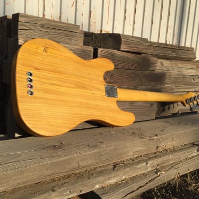 T & T Customs '51 Inspired Precision Bass 2018 Vintage Amber Satin "Alley Cat" image 9