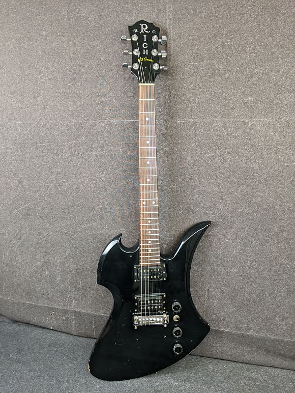 B.C Rich 日本製 Mockingbird black gold B.C. Rich Mockingbird 1990's Black Made in Japan MIJ w/ Bag