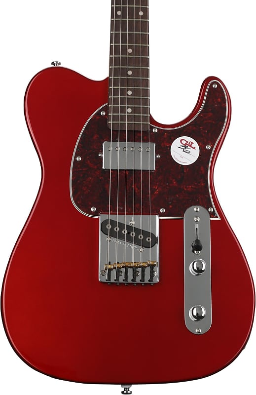 G&L Tribute ASAT Classic Bluesboy Electric Guitar - Candy Apple Red  Dent and Scratch image 1