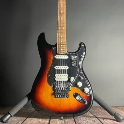 Fender Player Stratocaster w/Floyd Rose, Pau Ferro Fingerboard- 3-Color Sunburst (MX22077322) image 11