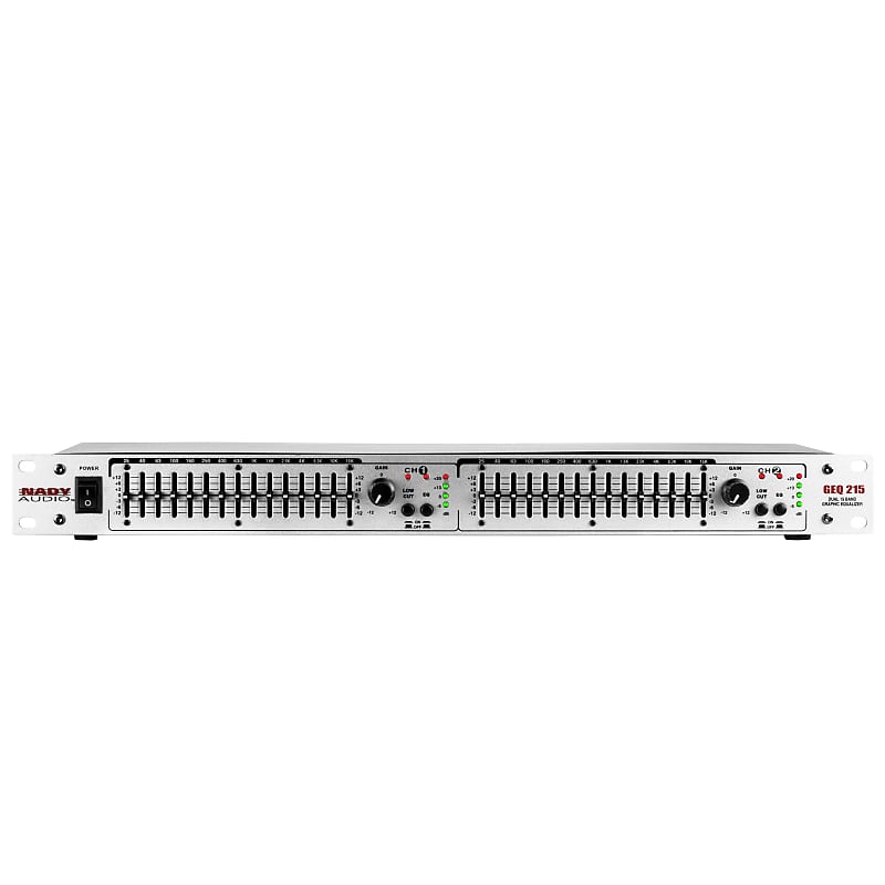 Nady GEQ-215 2-Channel 15-Band Graphic Equalizer image 1