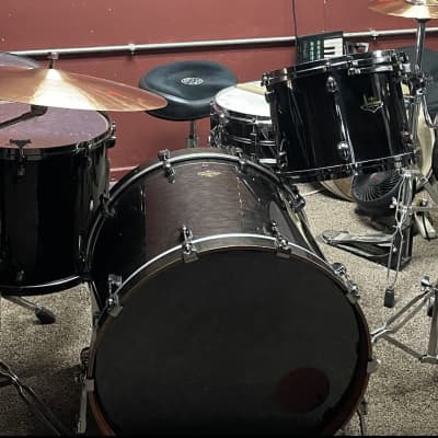 Tama Starclassic Birch 7pc Red to black sparkle fade lacquer (Rare