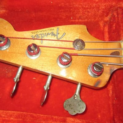 1958 Fender Precision Bass Sunburst w Vintage Hardshell Case image 17