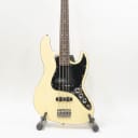 2004 Fender Aerodyne PJ Jazz Bass with Gigbag - Crafted In Japan - Vintage White