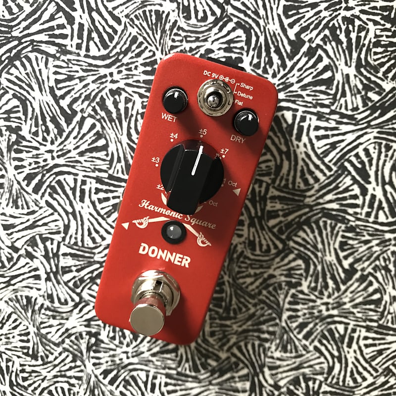 Donner Harmonic Square Octave Effects Pedal Reverb