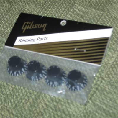 new in package A+ genuine Gibson Top Hat Knobs Black PRHK-010 (set of 4 knobs) image 7