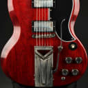 Gibson Custom Shop 60th Anniversary 1961 SG/LP Standard Sideways Vibrola VOS Cherry Red