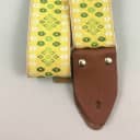 Henry Heller Vintage Deluxe Reissue 2" Guitar Strap | Diamonds and Flowers | HVDX-31