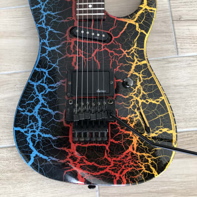 Charvel 3DR Rainbow crackle 1989 | Reverb