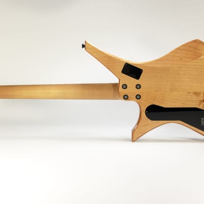 Downes Guitars Model 101H - Grey Birdseye Maple top headless 6-string image 2