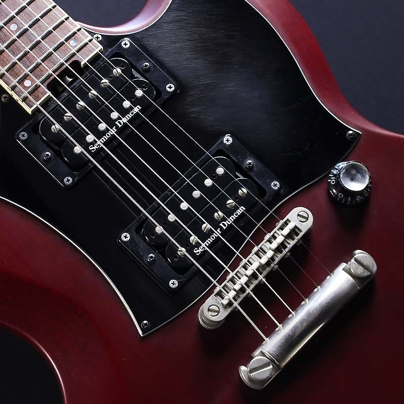 ESP vp-m ホンマホ　viper ESP [USED] VP-M Viper (Half Mat Cherry) | Reverb