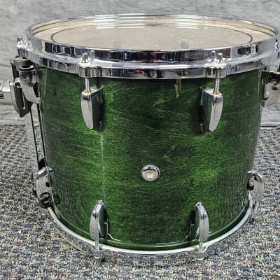 Pearl Masters Custom MMX Shell Kit 10-12-14-22 Late 1990s-Early 2000s - Emerald Green image 16