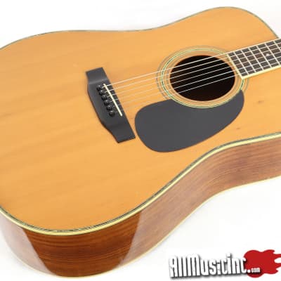Vintage Morris Japan W-30 Solid Top Rosewood Natural Acoustic Guitar image 3