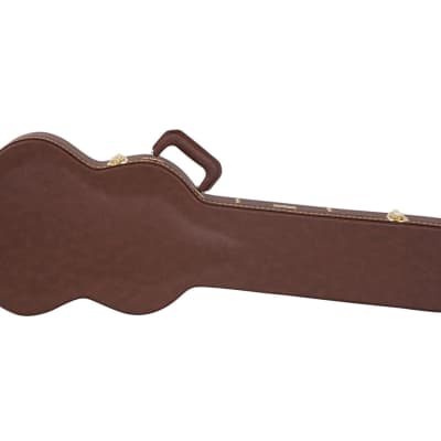 Gator Cases GW-SG-BROWN Gibson SG Guitar Deluxe Wood Case - Brown - Open Box image 3