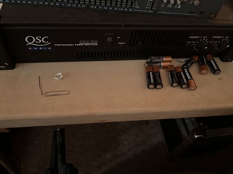 QSC RMX 850 Professional Power Amplifier 20032012 Black Reverb