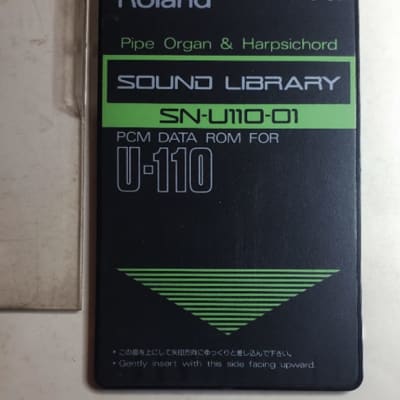 ROLAND SOUND LIBRARY SN-U110-01 Pipe Organ & Harpischord - PCM DATA ROM