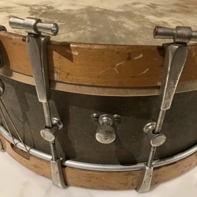 Red Star Hard to find antique snare drum aprox. 1920 - 1930 image 5