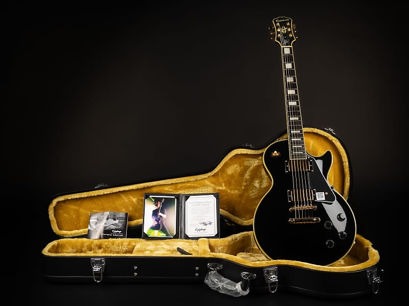 ギター Epiphone Bjorn Gelotte Les Paul Custom Epiphone Limited Edition Björn Gelotte Les Paul Custom