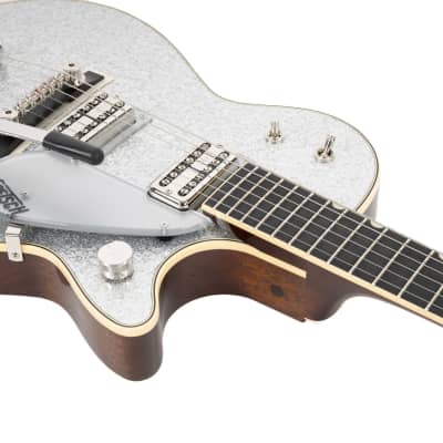 Gretsch G6129T-59 Vintage Select '59 Silver Jet with Bigsby - Silver Sparkle image 7